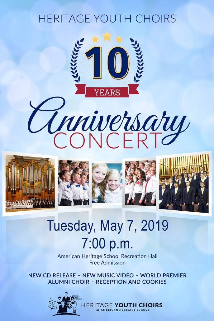 Heritage Youth Choirs Anniversary Concert American Heritage School